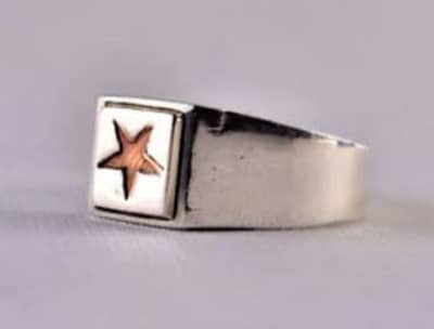 Hirz-e-Jawad Star Ring Pure Irani 100%