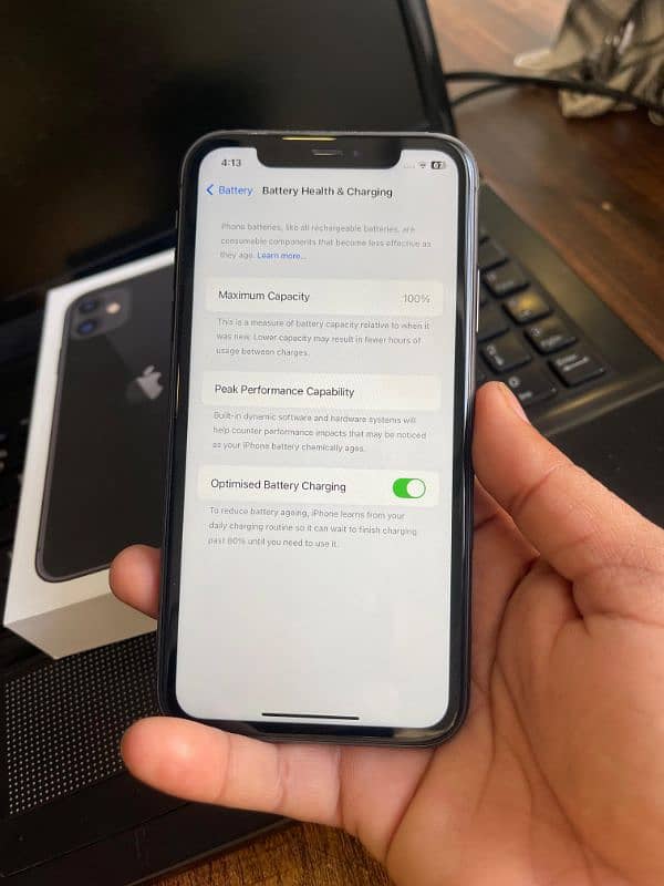 iphone 11 just Box open for sale 10/10 Condition 100%  Battery 3