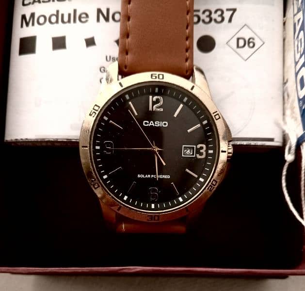 casio . solor power watch . cell dalny aur chabi deny ki zarorat ni. 1