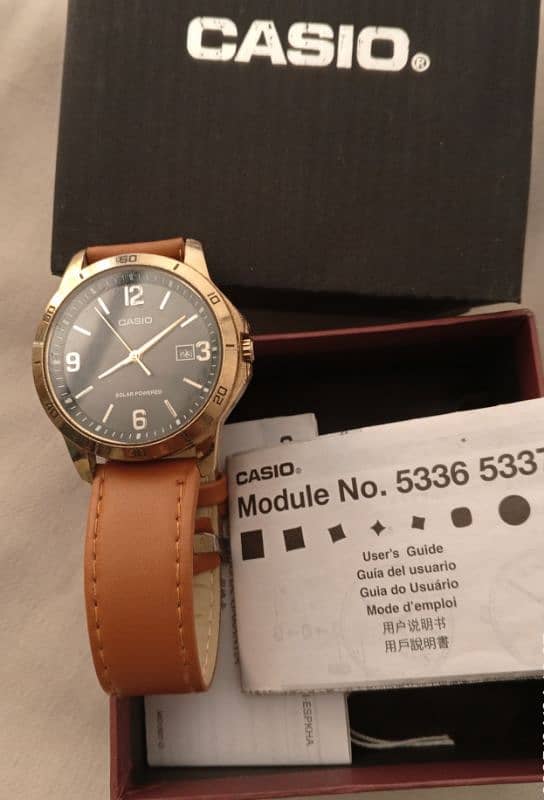 casio . solor power watch . cell dalny aur chabi deny ki zarorat ni. 7