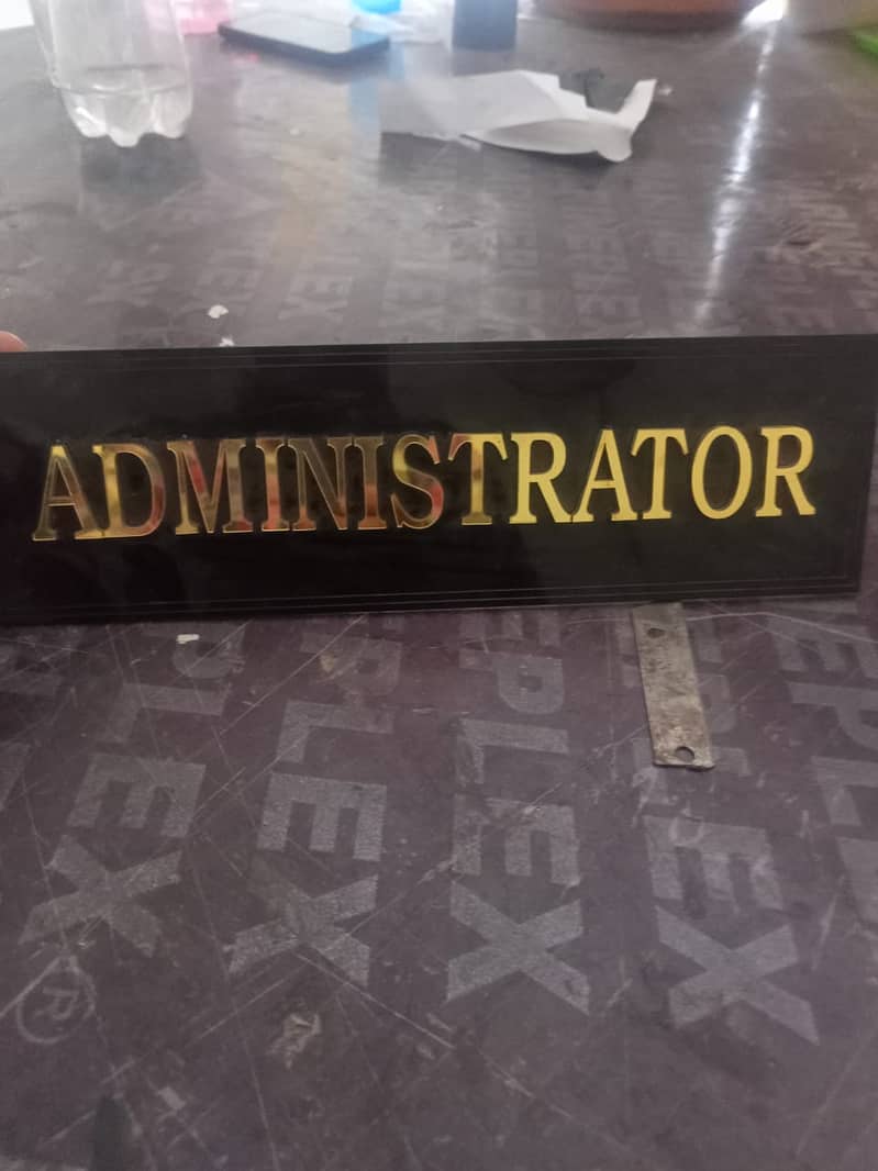 name plate  , doctor , office and school name plate & number plate 5
