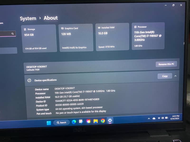 Dell Latitude 7420 Core i7 11th Gen Laptop 1