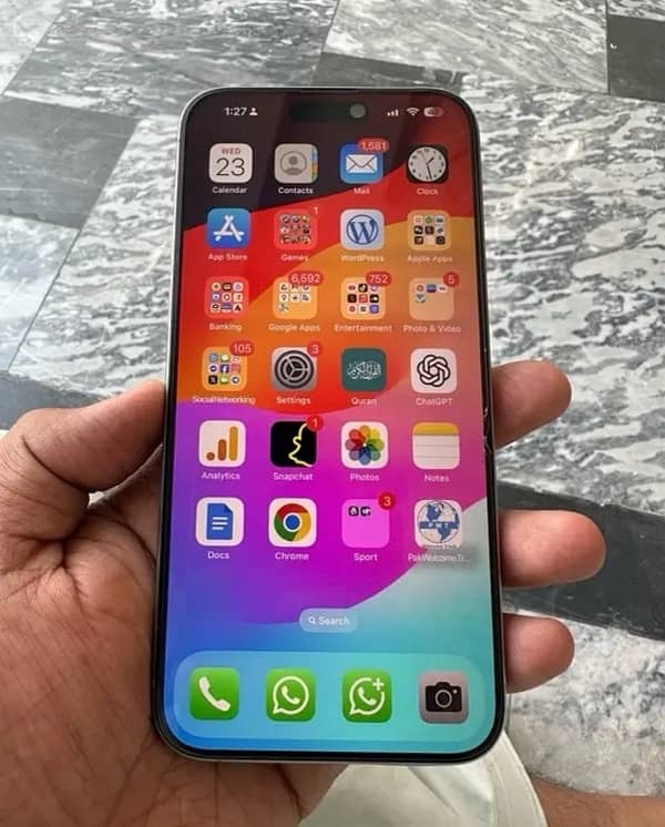 iPhone 15 Pro Max 256GB |  Factory Unlock | Non PTA | Urgent Sale 5