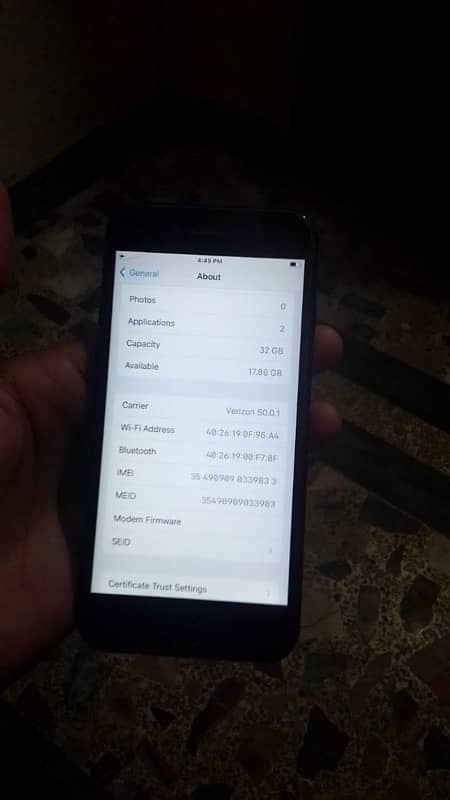iPhone 7 battery 85 % non pta 3