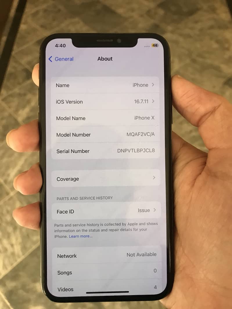 Apple iPhone X 256gb jv 2