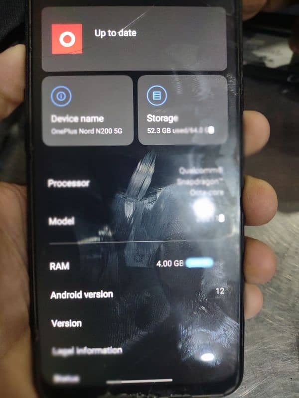 One plus N200 Pta approved 4+2/64 0