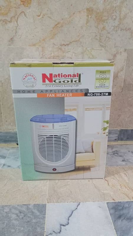 National Gold Fan Heater with Cool Fan 7