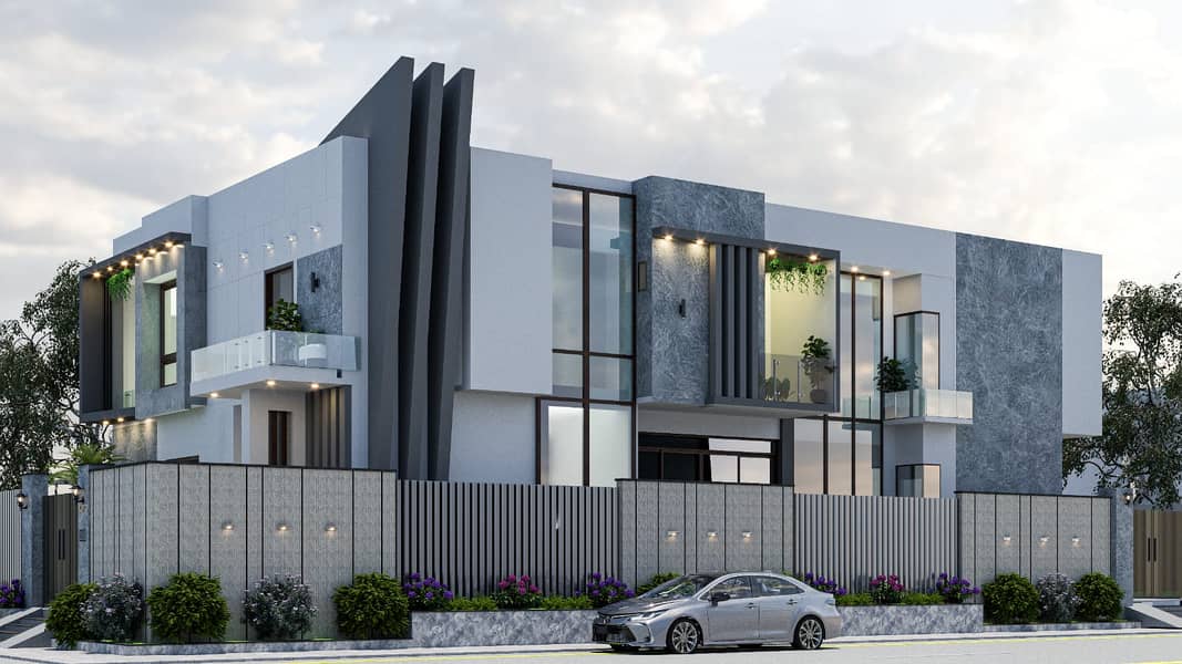 Interior Designing Exterior Design 3D 2D Design architechture Services 7
