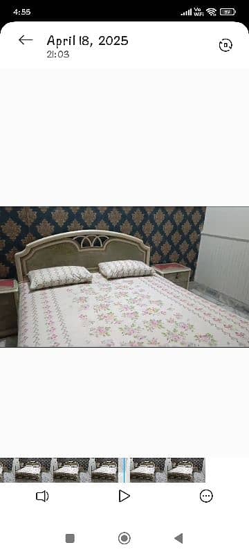 Bed with side tables 1