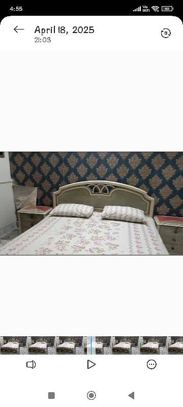 Bed with side tables 2