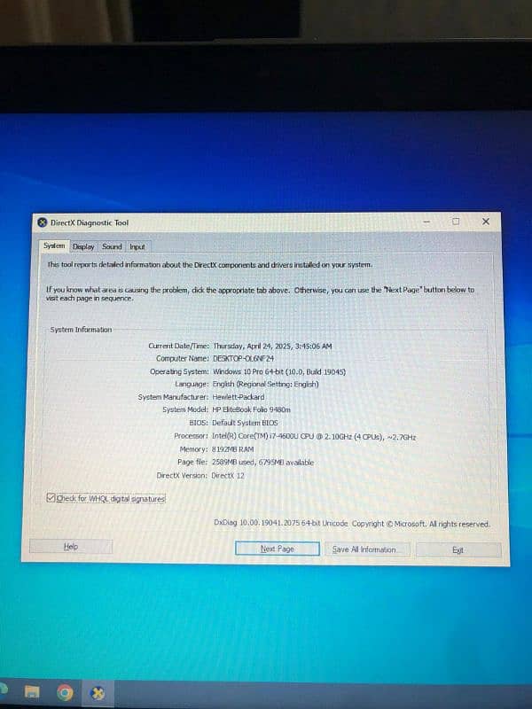 HP Elitebook 9480m Folio book 4