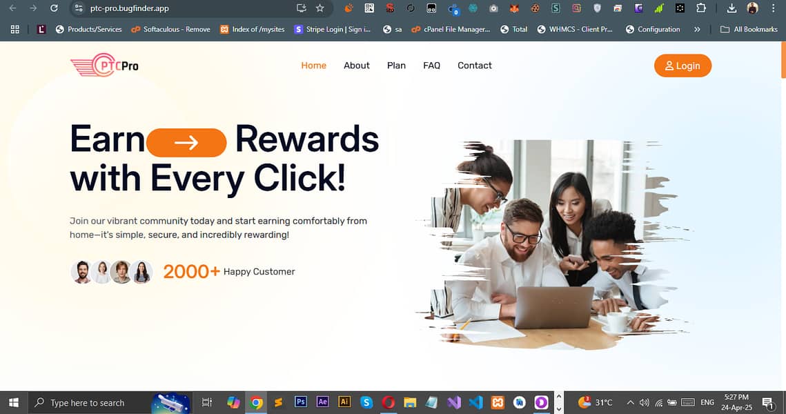 Professional PTC & Investment Website Development | Start Earning Onl 2