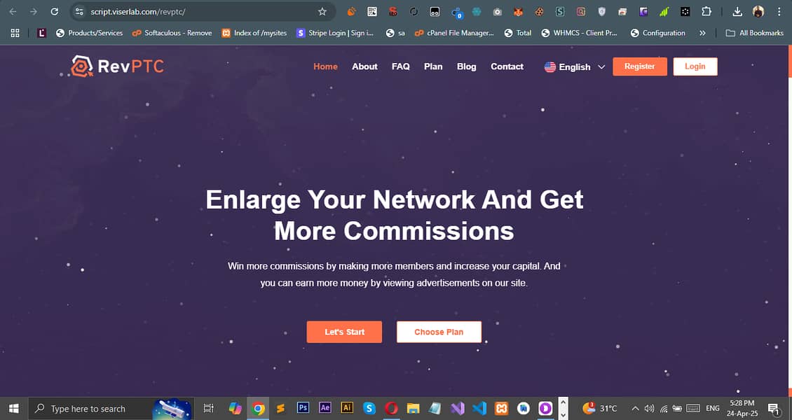 Professional PTC & Investment Website Development | Start Earning Onl 3