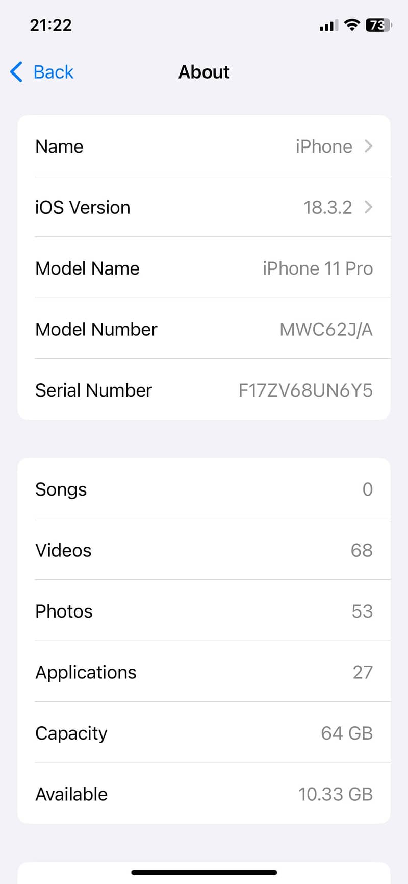 iPhone 11pro 64 GB PTA 2
