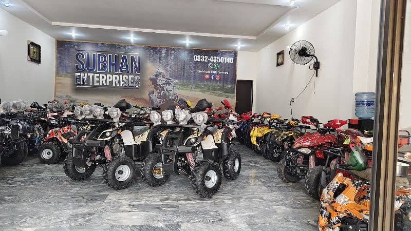 Double Disk Breaks 125cc Hunter Jeep Atv Quad Bike Delivery In All Pak 0