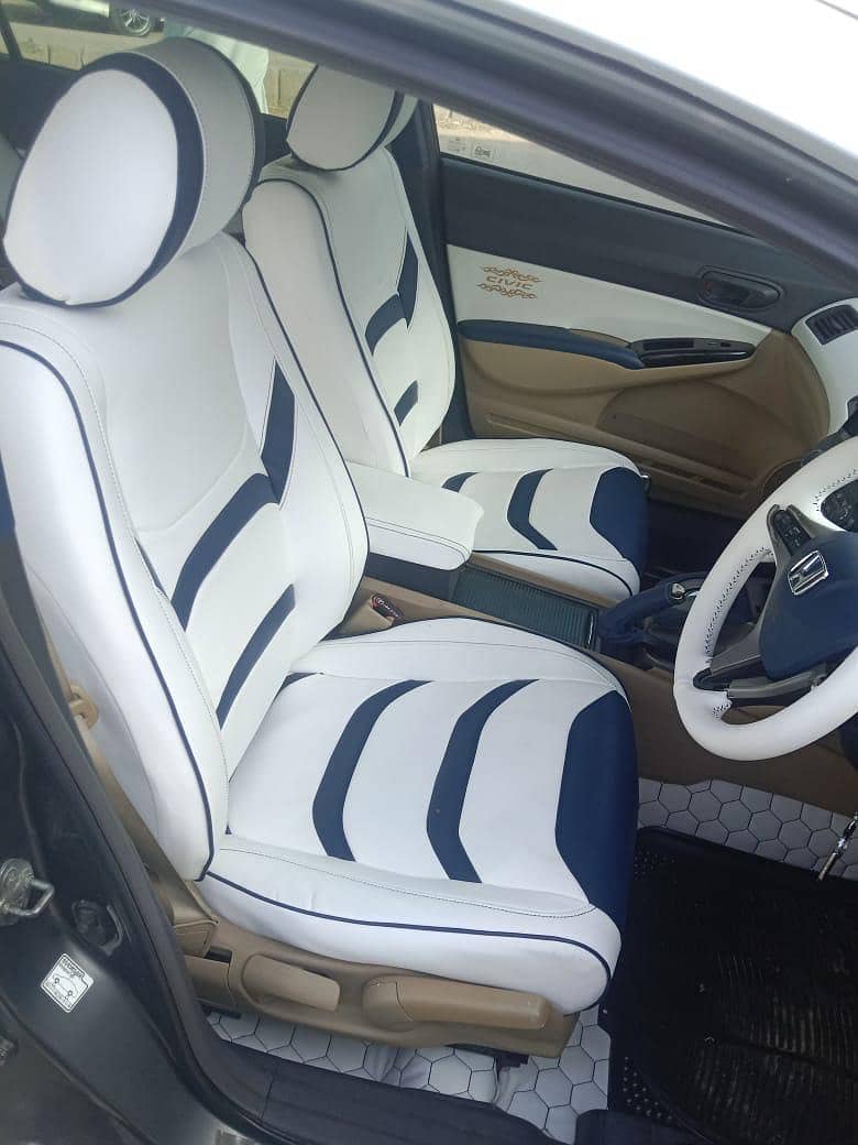 Customize Artificial Leather Car Seats Covers - Skin Fitting Available 3
