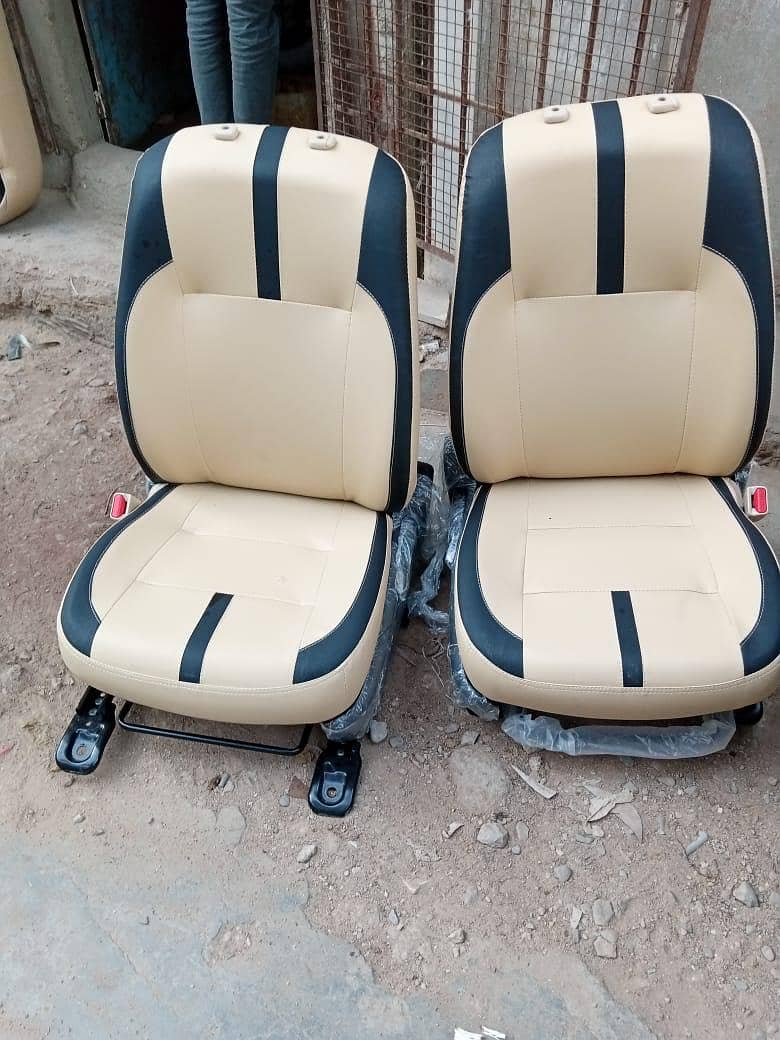 Customize Artificial Leather Car Seats Covers - Skin Fitting Available 6