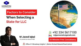 Tax Consultant, LLC Formation Pakistan, LLC Shareholders Rights, FBR