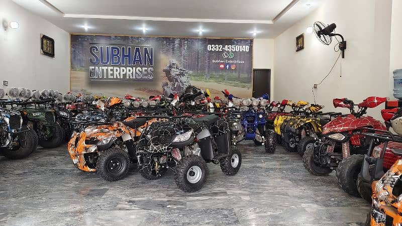 New Arrivals 124cc Sports Atv Quad 4 Wheel Bikes Delivery In All Pak 0