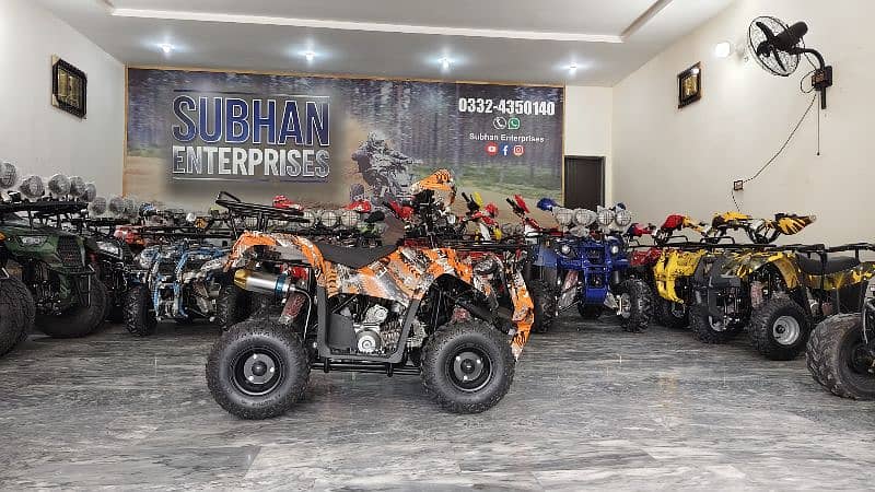New Arrivals 124cc Sports Atv Quad 4 Wheel Bikes Delivery In All Pak 1