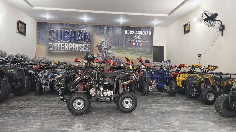 New Arrivals 124cc Sports Atv Quad 4 Wheel Bikes Delivery In All Pak 4