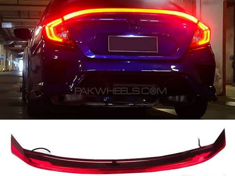 honda civic spoiler (trunk led) 0
