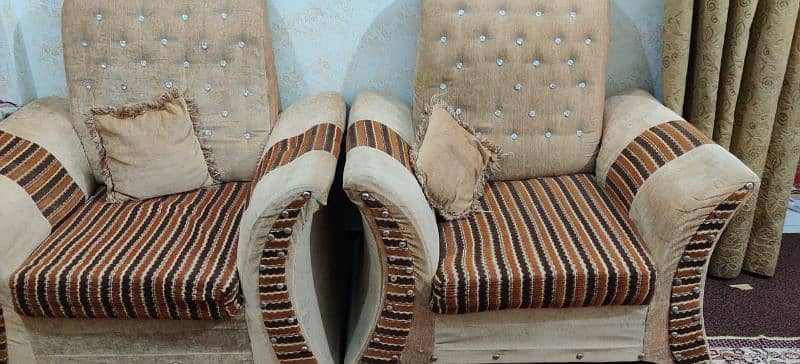used sofa 7 seater set 1