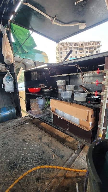 Portable Big Food Cart With Rickshaw 2
