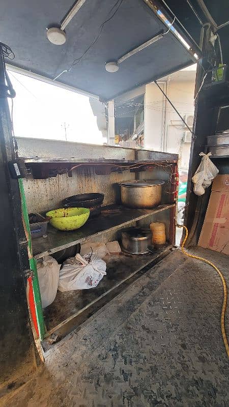 Portable Big Food Cart With Rickshaw 3