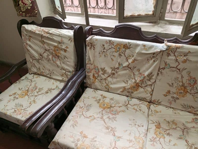 wooden sofa set 3