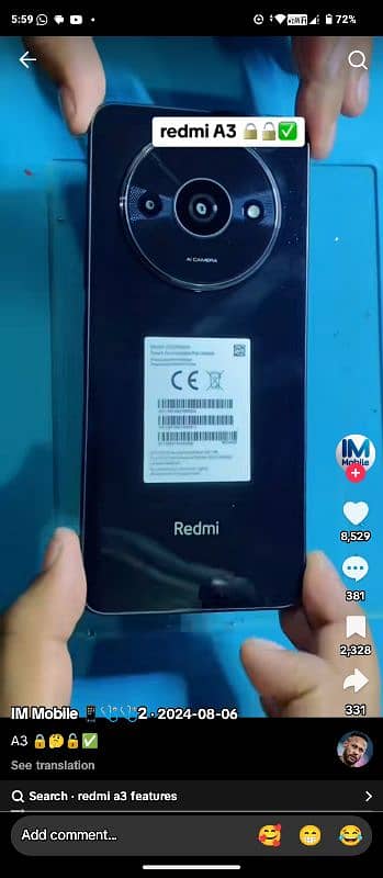 Redmi a3installment p pin pack 0