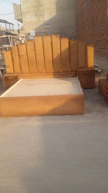 King size bed for sale good condition no mattress 1