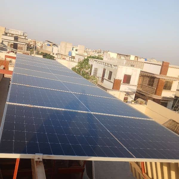 solar inverter with pv panels and battery 1