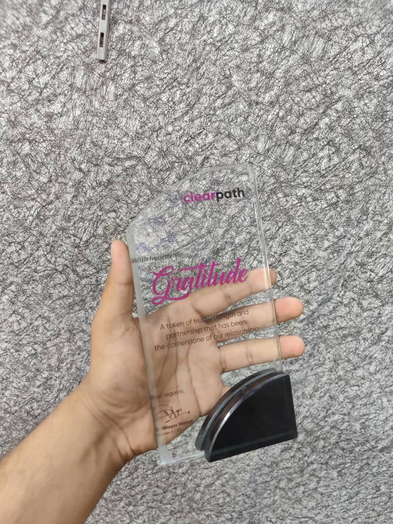 Glass Shields / Award Shield /Award Trophi /Wedding card / keychains 4