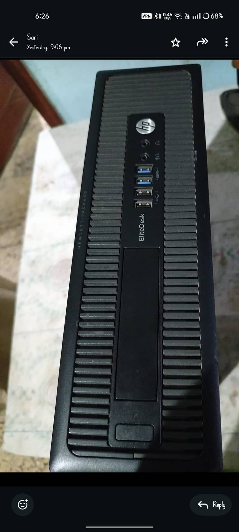 Hp eliteDesk desktop 5