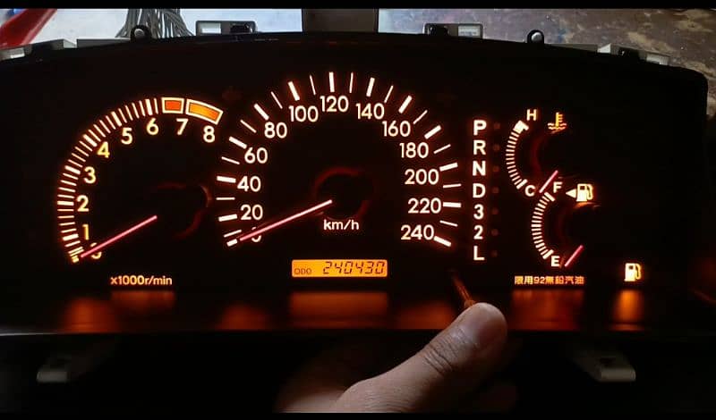Toyota Xli 2005 Model LED Speedometers 0