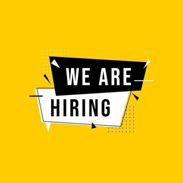 Hiring workers for office work and home base 0