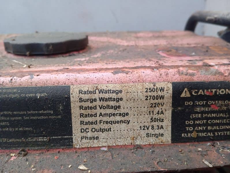 generator URGENT SALE : 1200W 3700W 2