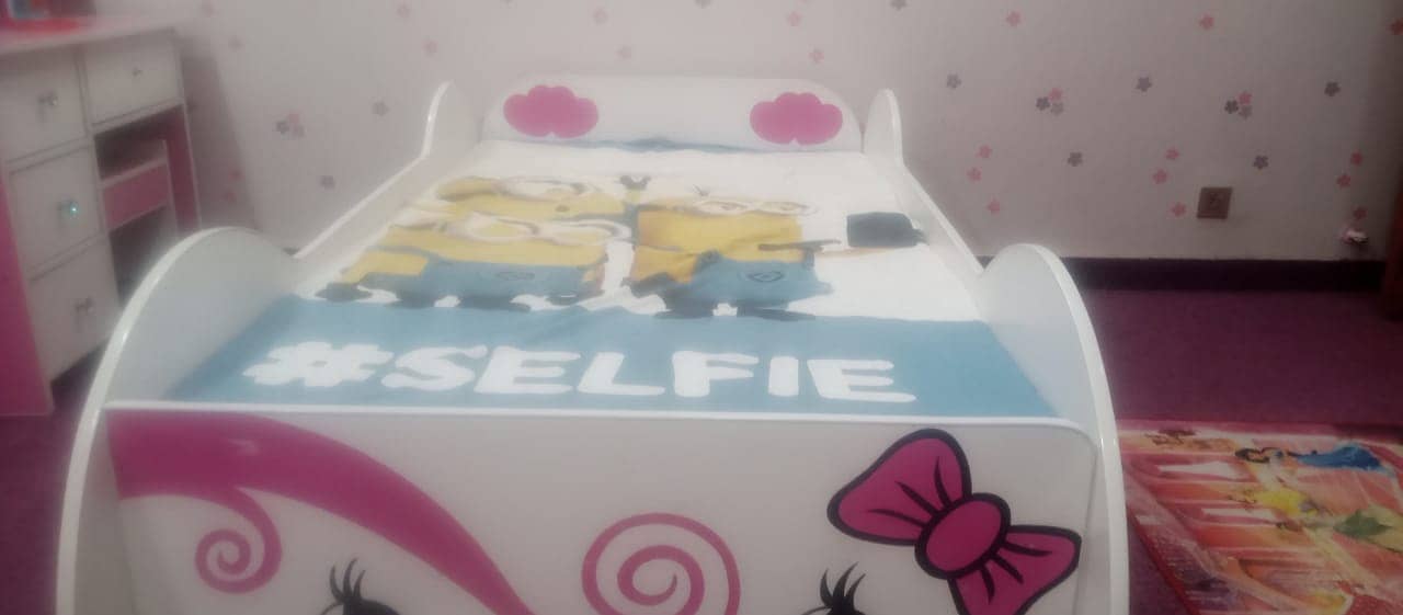 2 Kids Single Beds with Side Tables–Lights Included | Great Condition 1