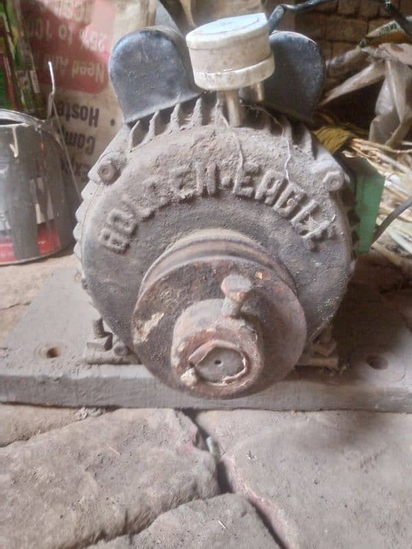 single phase motor 2 horse power motor used 0