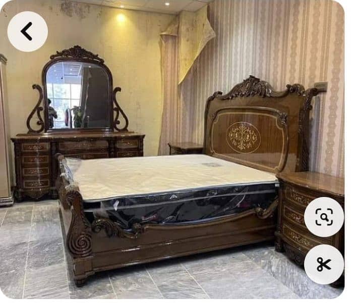 King Size Bed set Solid wood new condition never used 0