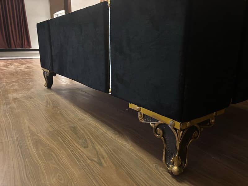 Center Table with Golden strips 3