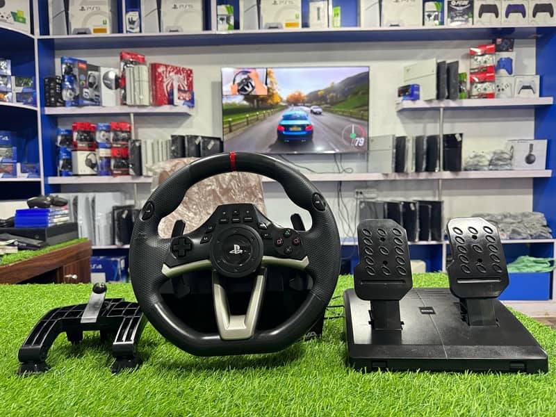 HORI RACING WHEEL FOR PC, PS3, PS4 0