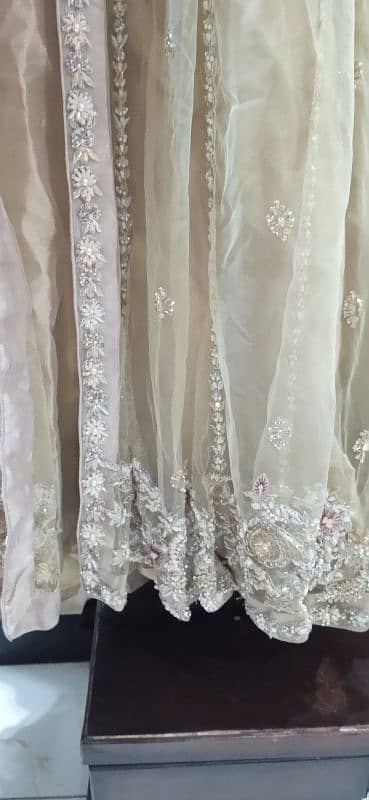 golden elegant maxi with hand work 5