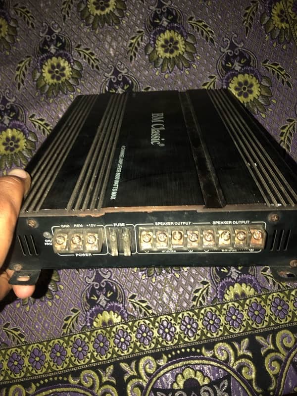 boos sub woofer 12”inch  BM CLASSIC Amplifier 4 chanal 4
