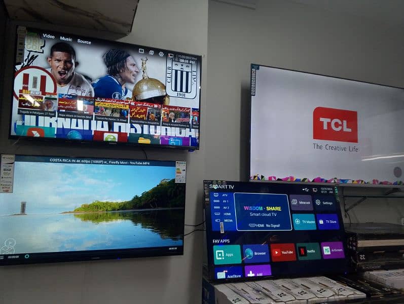 65,, INCH SAMSUNG TCL LED TV new model Smart Warranty O3O2O422344 0