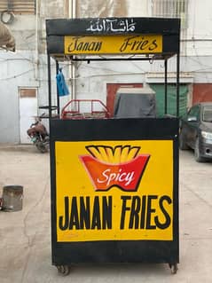 NEW FRIES STALL WITH ELECTRIC FRYER MACHINE