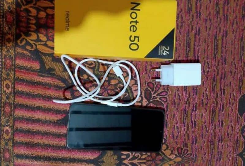 realme note 50 memory 4/64 with original box and charger 0