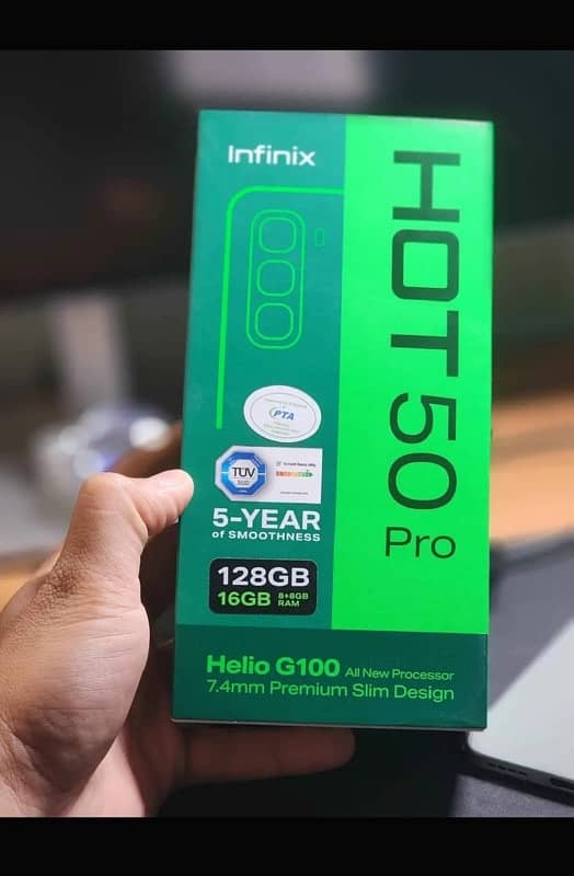 infinix hot 50 pro 8 months warranty 10/10 6