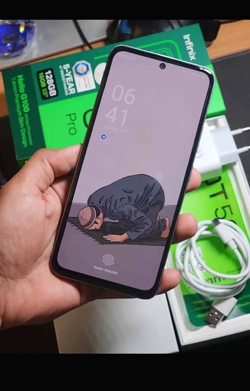 infinix hot 50 pro 8 months warranty 10/10 7